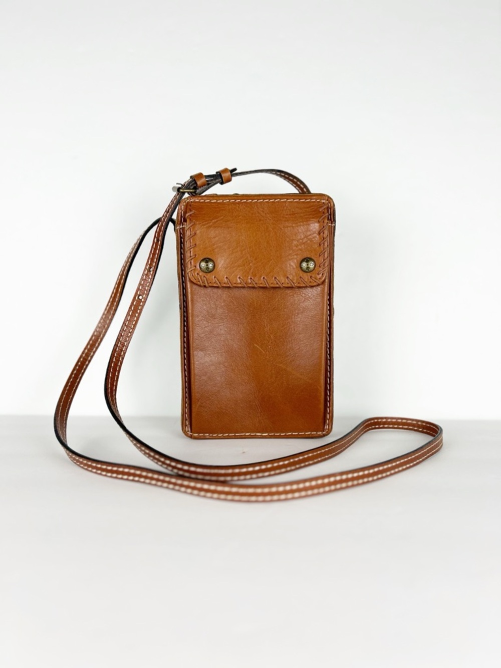 Patricia Nash Leather Marinella Convertible Crossbody Bag Wristlet